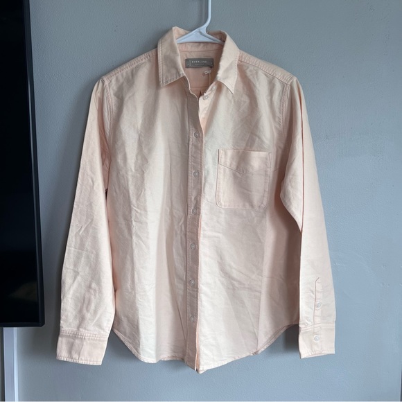 Everlane Tops - NWT Everlane The Relaxed Oxford Button Down Shirt Apricot Salmon 2